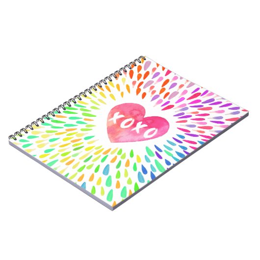 XoXo Heart Notizblock (Linke Seite)