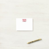 XOXO-Heart-Pfeil-Post-It-Notes Post-it Klebezettel (Auf Schreibtisch)