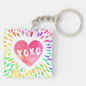 XoXo Heart Schlüsselanhänger (Rückseite)