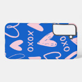 XOXO Hearts Samsung Galaxy 22+ Phone Case Hülle (Rückseite (Horizontal))