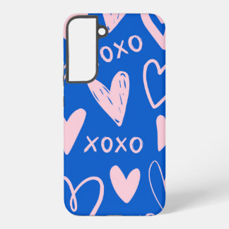 XOXO Hearts Samsung Galaxy 22+ Phone Case Samsung Galaxy Hülle
