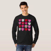 XOXO Hearts Valentine's Day  for Him Her Kids T-Shirt (Vorne ganz)
