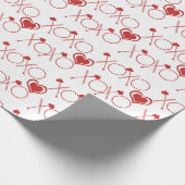 XOXO-Heftpfeile Geschenkpapier (Ecke)