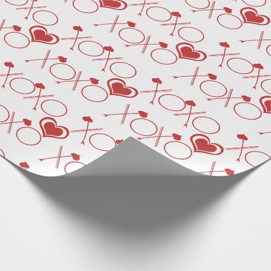 XOXO-Heftpfeile Geschenkpapier (Ecke)