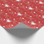 XOXO-Heftpfeile Geschenkpapier (Ecke)