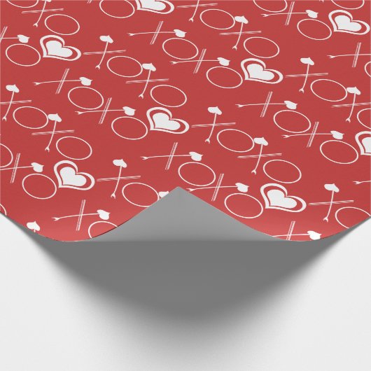 XOXO-Heftpfeile Geschenkpapier (Ecke)