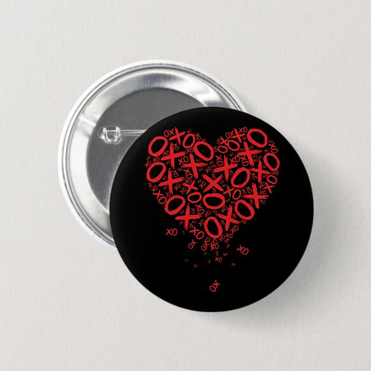 XOXO Herz Button (Vorne & Hinten)