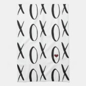 XOXO Herz Geschirrtuch (Vertikal)