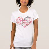 XOXO Herz Liebe & Kisses Valentinstag T-Shirt (Vorderseite)