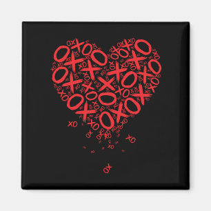 XOXO Herz Magnet