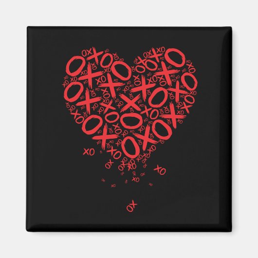 XOXO Herz Magnet (Vorne)