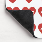XOXO Herz-Maus-Pad Mousepad (Ecke)