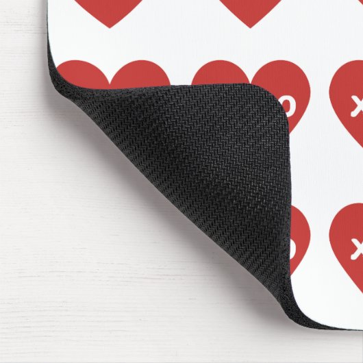 XOXO Herz-Maus-Pad Mousepad (Ecke)