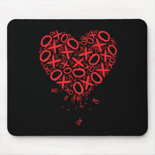 XOXO Herz Mousepad (Vorne)