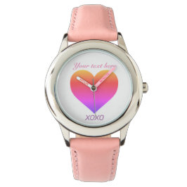 XOXO HERZ personalisieren Armbanduhr