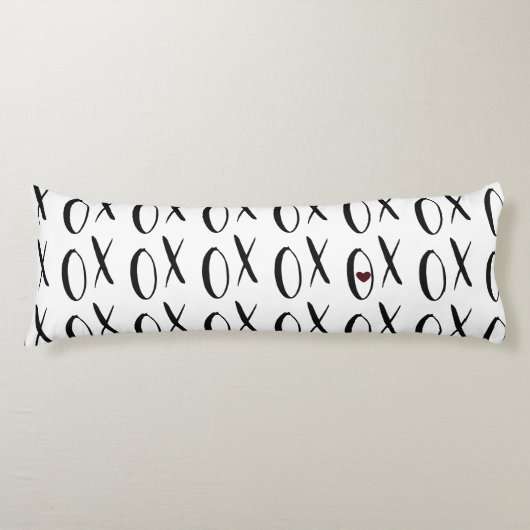 XOXO Herz Seitenschläferkissen (Vorderseite)