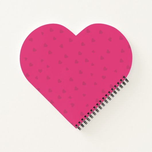 XOXO Herzform Notizbuch (Rückseite)