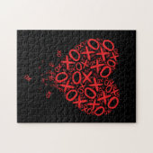 XOXO Herzweihnachtsfest Puzzle (Horizontal)