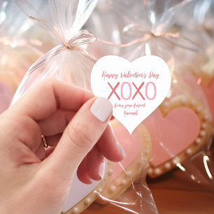 XOXO Hörkinder Klassenzimmer Valentinstag Party Er Herz-Aufkleber