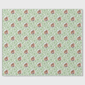 XOXO Hugs & Kisses 2 Photo Green Brush Script Geschenkpapier (Flach)