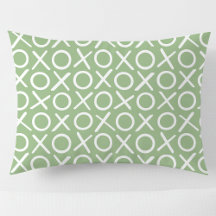 XOXO Hugs & Kisses Green Cute Modern Pattern