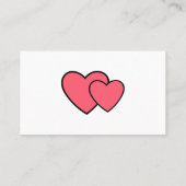 XOXO HUGS KISSES HerzS Brautparty Hochzeit Platzkarte (Rückseite)