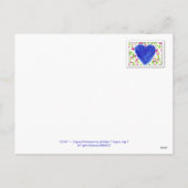 XOXO - Hugs & Kisses - Postkarte (Rückseite)