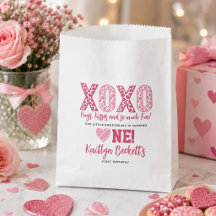 XOXO Hugs & Kisses Valentinstag 1. Geburtstag
