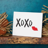 XoXo-Hugs-Kisses-with-Red-Lips Fotoplatte (Seite)