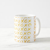 xoxo Hugs und Kisses Kaffeetasse (VorderseiteRechts)