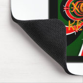 XOXO I Liebe Kenya Black Green National Flag Co Mousepad (Ecke)