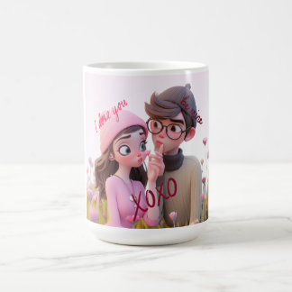 XOXO I Love You Tasse – Süßes romantisches Geschen