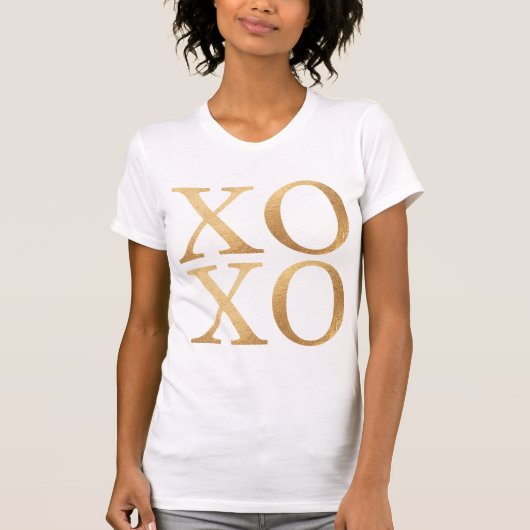 XOXO/Imitats Gold/Modern-Pinsel T-Shirt (Vorderseite)