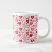 XOXO & Immer Mein Jumbo-Tasse (Rechts)