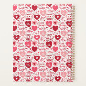 XOXO & Immer Mein Pink Rot Planer (Rückseite)