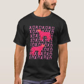 XOXO Impression Valentinstag T-Shirt (Vorderseite)