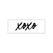 Xoxo in Moderne Skripttypografie Permastempel (Design)