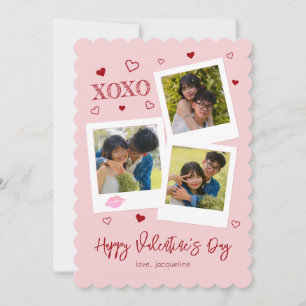 XOXO Instant Foto Valentinstag-Stil Feiertagskarte