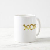 XOXO Kaffee-Tasse Kaffeetasse (VorderseiteRechts)