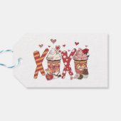 XoXo Kaffee Valentines | Valentingeschenk Geschenkanhänger (Rückseite Horizontal)