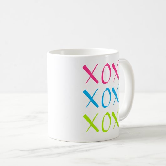 XOXO KAFFEETASSE (VorderseiteRechts)