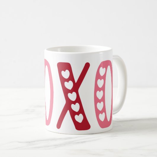 XOXO KAFFEETASSE (VorderseiteRechts)