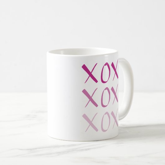 XOXO KAFFEETASSE (VorderseiteRechts)