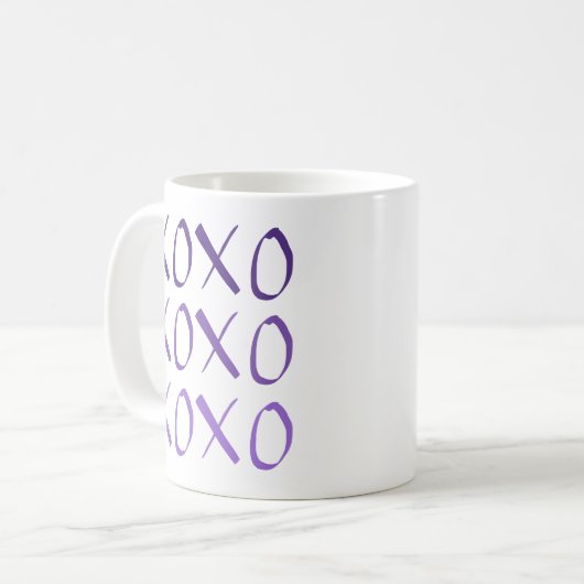 XOXO KAFFEETASSE (Vorderseite Links)