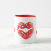 Xoxo Kiss Heart Kiss Lips Tasse (Zentrum)