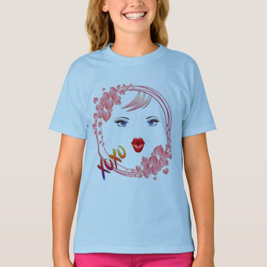 XoXo kiss T-Shirt (Vorderseite)