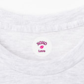 Xoxo Kisses 2024 Etiketten (Befestigt)