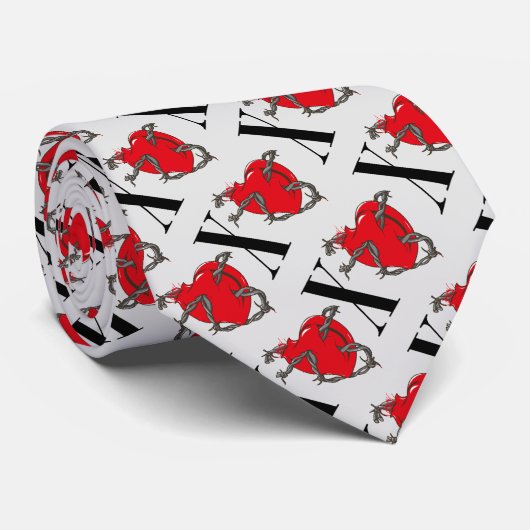 XOXO KRAWATTE (Gerollt)