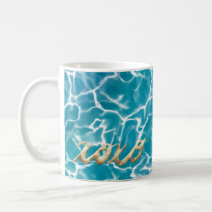 XOXO Küssen des Wassers des Blauen Meeres Kaffeetasse