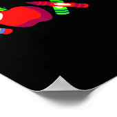 Xoxo Lehrer Valentinstag Bleistift und Apfel 3 Poster (Ecke)